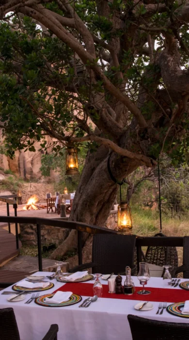 Kuria Hills Outdoor Dining