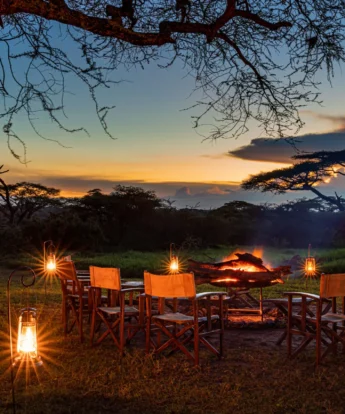 sundowner, lemala ewanjan camp, the serengeti, tanzania