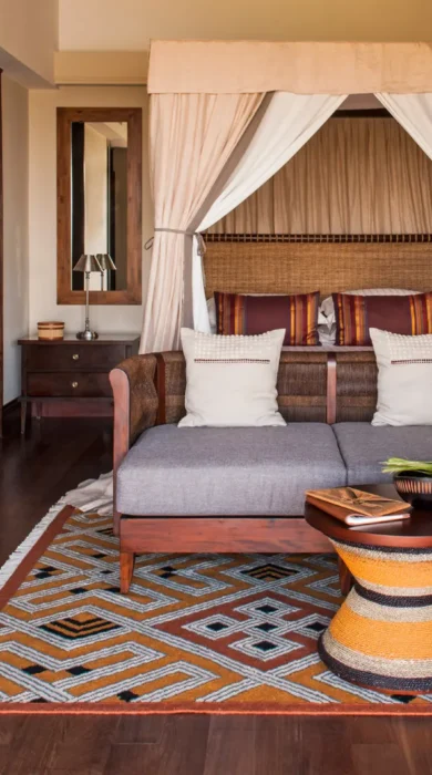 double bedroom, four seasons serengeti, tanzania