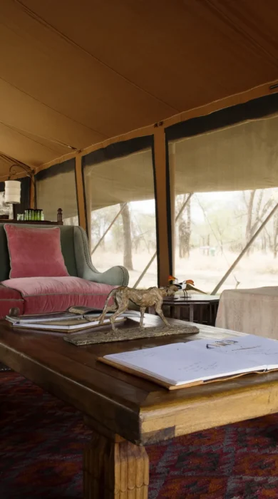 Serian Serengeti Kusini lounge area interior detail