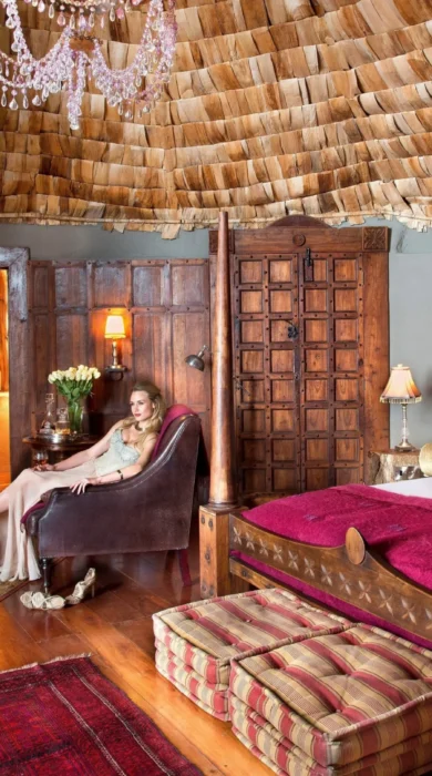 ngorongoro crater lodge double bedroom tanzania yellow zebra safaris