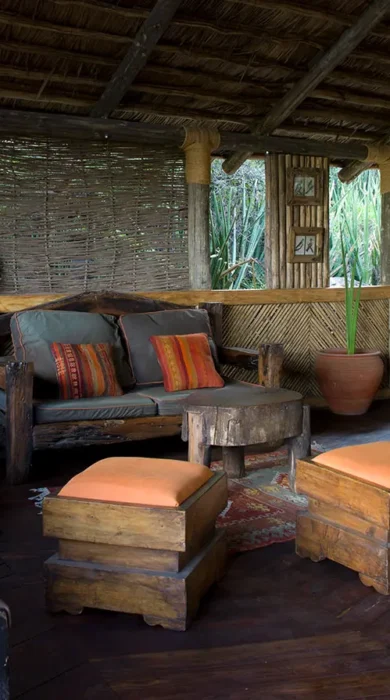 olduvai camp main area tanzania yellow zebra safaris