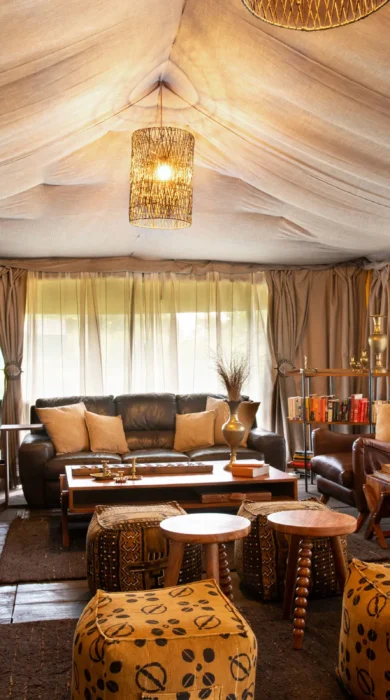 Lemala Ngorongoro Tented Camp Guest Area