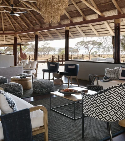 lounge, sanctuary swala camp, tarangire national park, tanzania