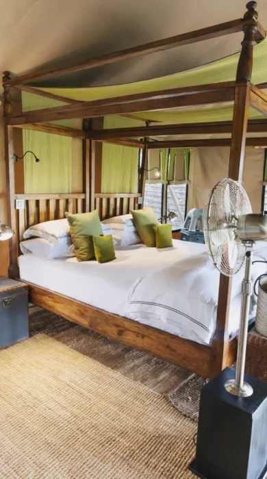 tented camp room, little chem chem, tarangire national park, tanzania