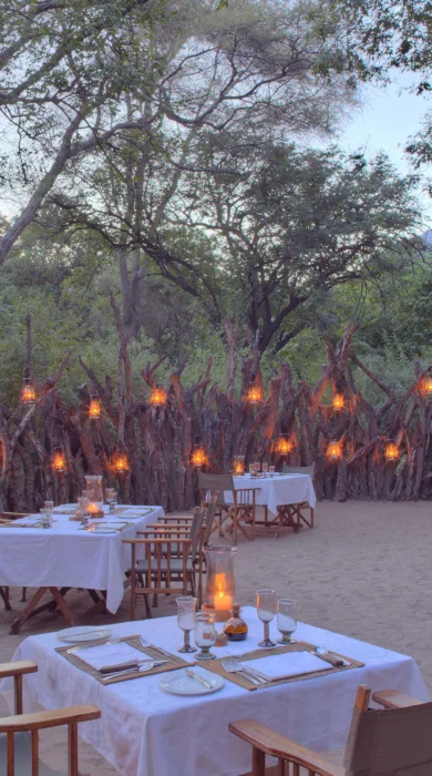 lake manyara tree lodge camp dining tanzania yellow zebra safaris