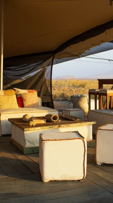 lake natron tanzania dining yellow zebra safaris