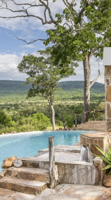 swimming pool beho beho tanzania yellow zebra safaris