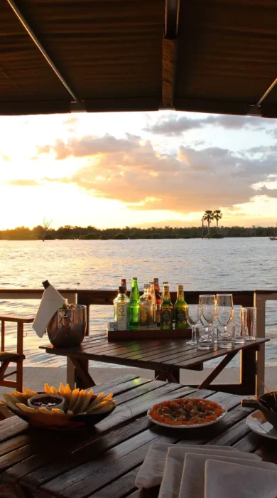 boat safari, siwandu camp, nyerere national park, tanzania