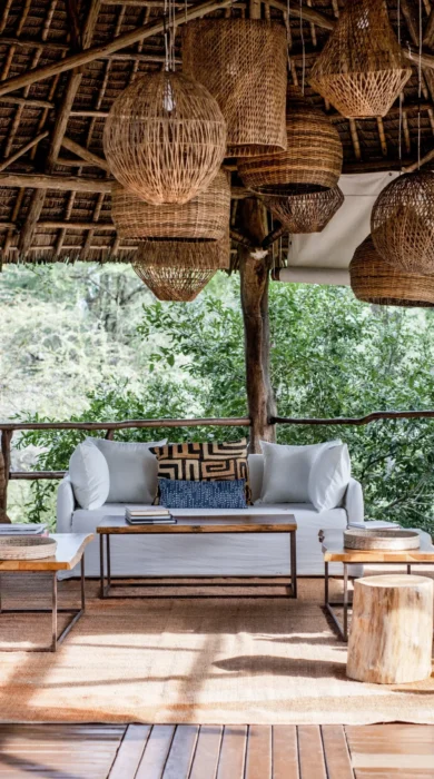 Lounge, Selous Impala Camp, Nyerere, Tanzania