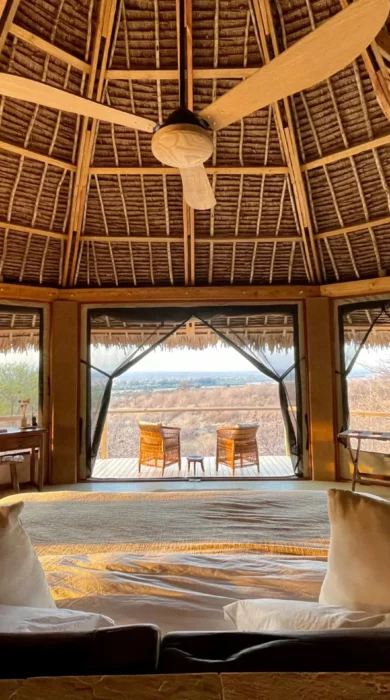 zumbua suite view, kichaka expeditions, ruaha national park, tanzania