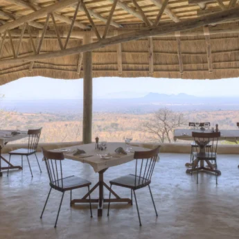 ikuka safari camp dining tanzania yellow zebra safaris