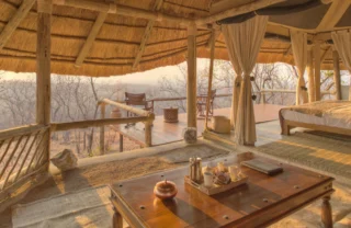 ikuka safari camp bedroom area tanzania yellow zebra safaris