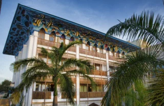 hotel slipway exterior tanzania yellow zebra safaris