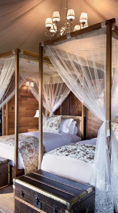 family tent bedroom