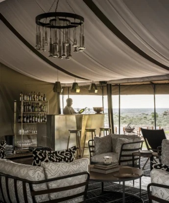 sanctuary kichakani serengeti camp main area tanzania yellow zebra safaris