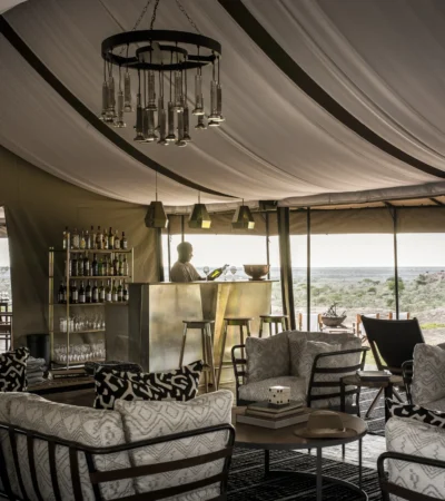 sanctuary kichakani serengeti camp main area tanzania yellow zebra safaris