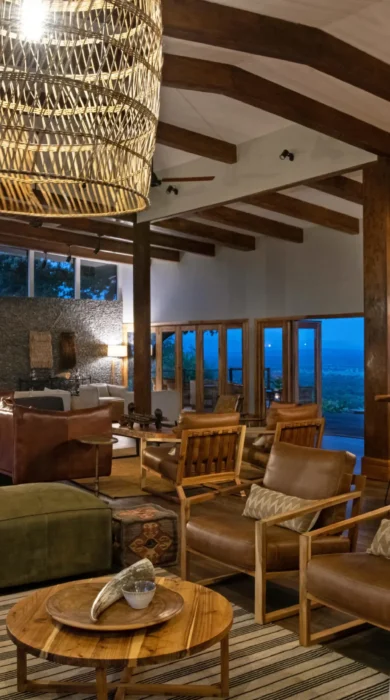 cozy lounge, lemala mpingo ridge, tanrangire, tanzania
