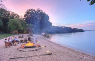 Rubondo Island sundowners tanzania yellow zebra safaris