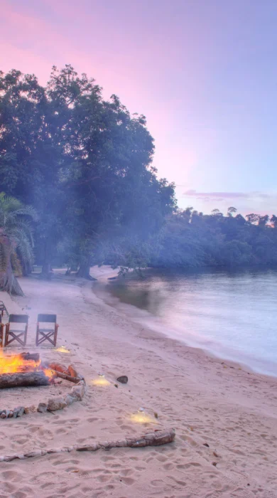 Rubondo Island sundowners tanzania yellow zebra safaris