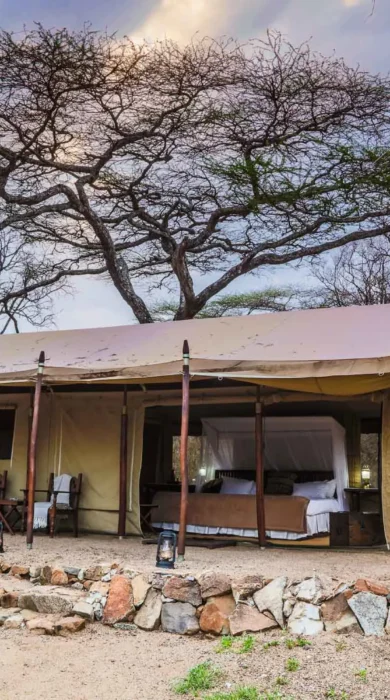 Mwiba Tented Camp Tent exterior