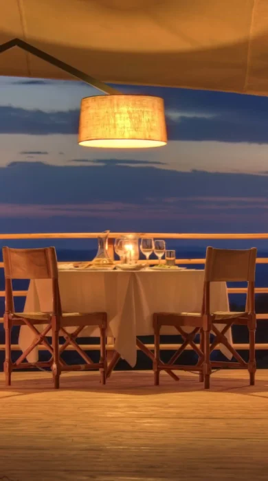private dinner serengeti bushtops tanzania yellow zebra safaris