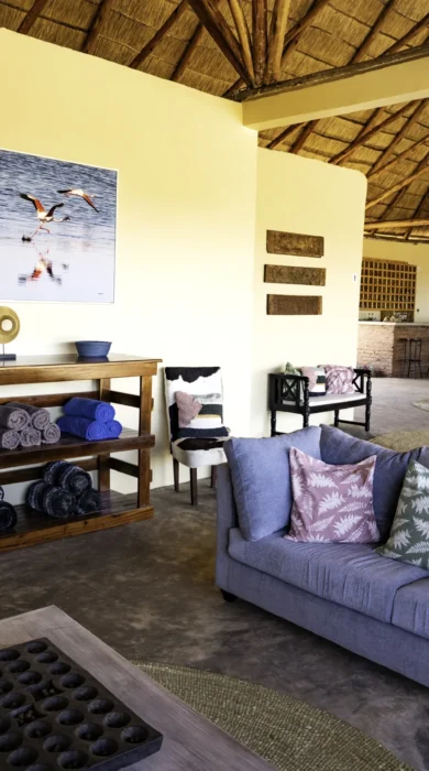 lounge area mandhari lodge tanzania yellow zebra safaris