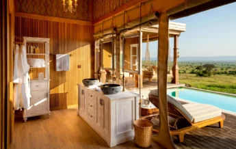 Bathroom, One Nature Mara River, Serengeti, Tanzania