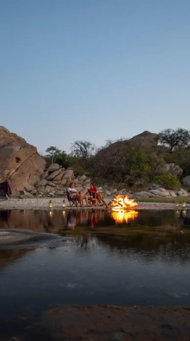 Fire, Esirai Camp, Serengeri NP, Tanzania