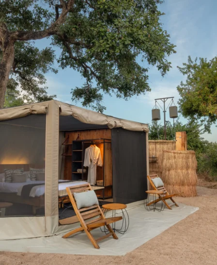 Outside Tent, Kokoko Camp, Ruaha, Tanzania