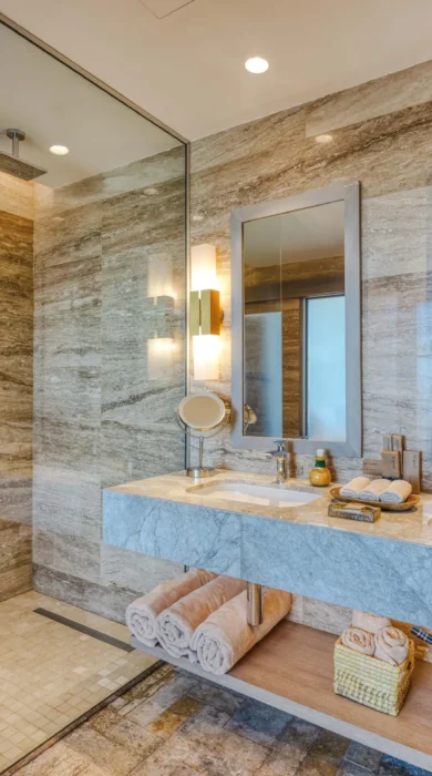 Bathroom, Ngorongoro Lodge, Ngorongoro Crater, Tanzania