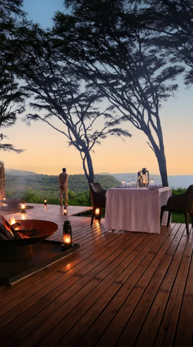 Firepit, Craters Edge, Ngorongoro Crater,Tanzania