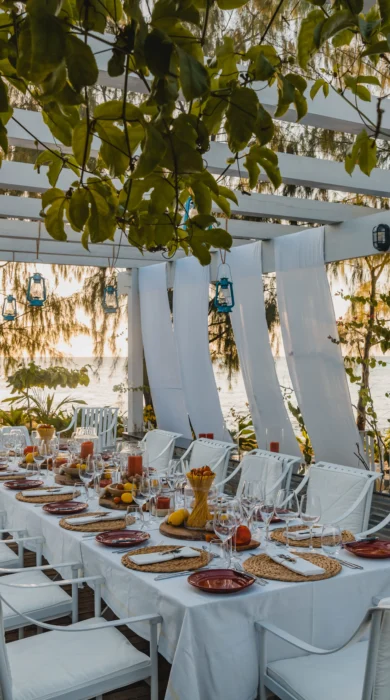 dining, thanda island, Zanzibar, Tanzania