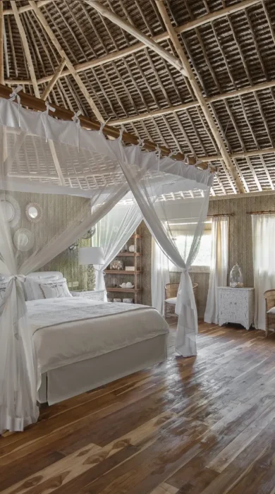 double bed, fanjove island, mainland coast, tanzania