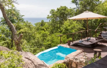 lupita island pool area tanzania yellow zebra safaris