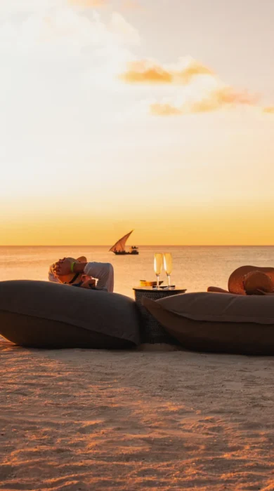 sundowners zuri zanzibar tanzania yellow zebra safaris