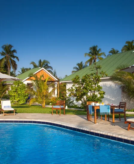 kisiwa beach pool tanzania yellow zebra safaris