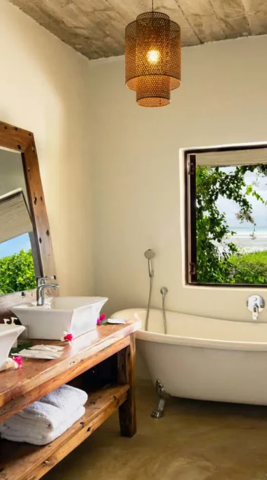 Bathroom Villa Priya And Kusum, Upendo Beach, Zanzibar
