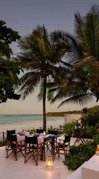 Dining Villa Shiva, Upendo Beach, Zanzibar