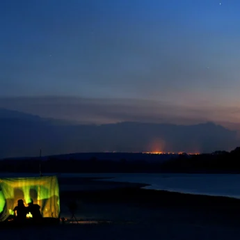 Fly camping, Nyerere National Park, Tanzania