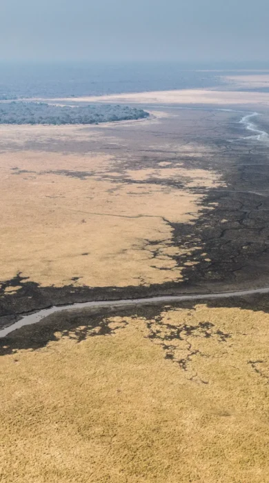 Aerial view of Katavi National Park, Tanzania