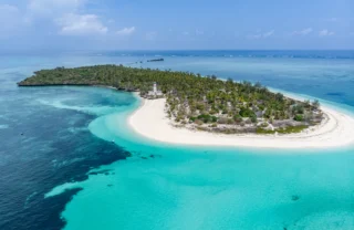 Beach living on Mainland coast, Tanzania