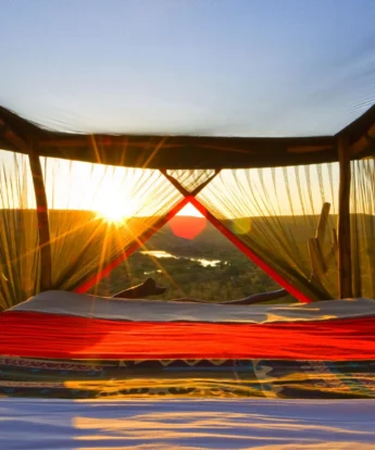Bed View, Loisaba Star Beds, Laikipia, Kenya