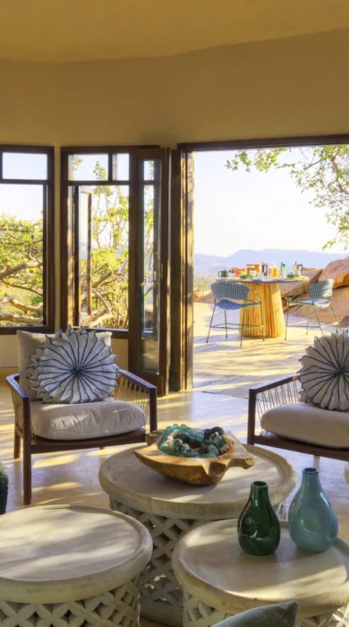 Carissa living room, Ol Lentille, Kenya