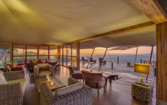 Loisaba luxury tent main area