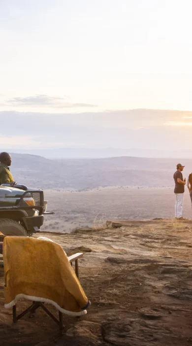 lewa wilderness sundowners kenya yellow zebra safaris
