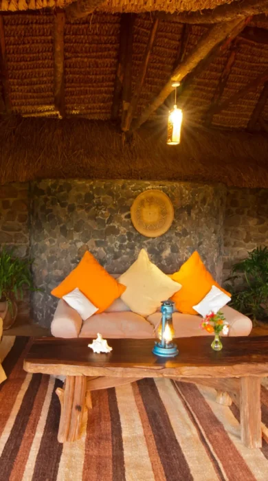 Lewa House living room
