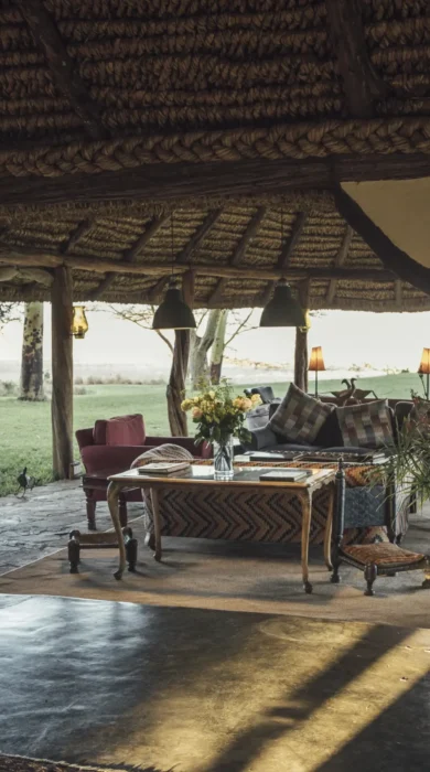 Lewa House dining room