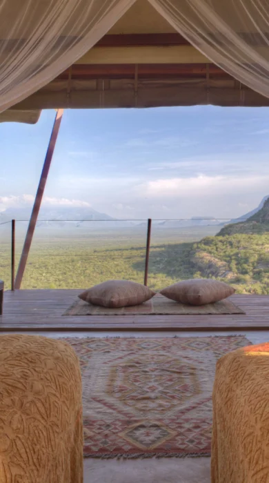 saruni samburu twin room kenya yellow zebra safaris