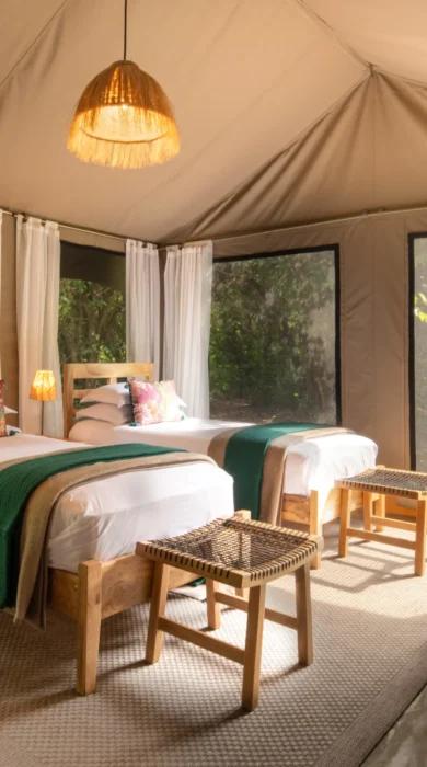 Twin Room, Rekero Camp, Maasai Mara, Kenya